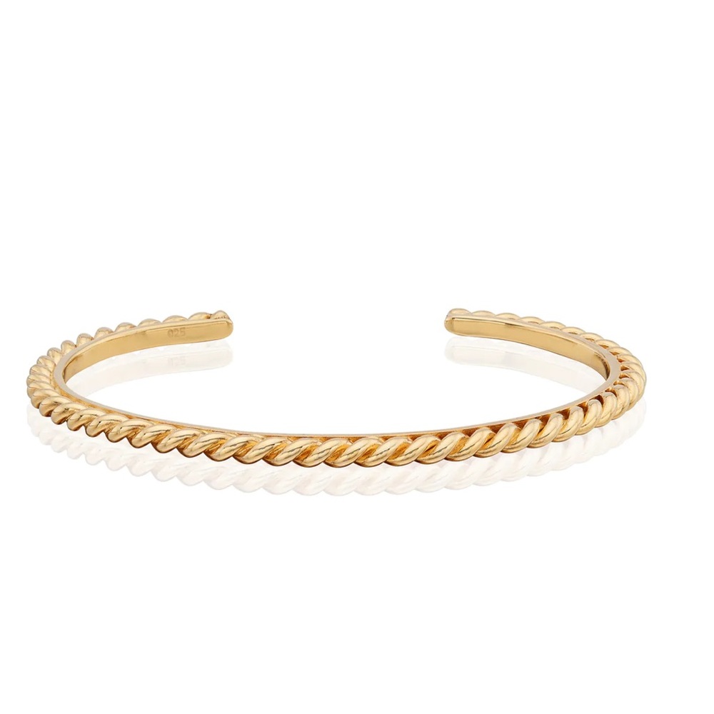Anna Beck Twisted Cuff Bracelet, has some tarnish, this reflects the price,